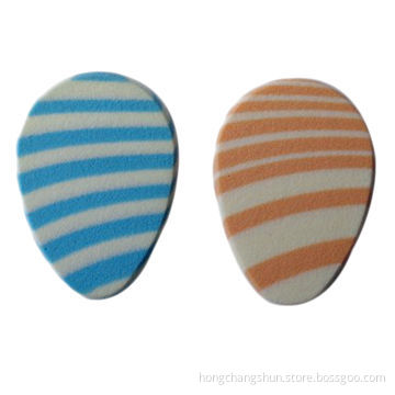 Natural rubber latex sponge puff, rounded edge